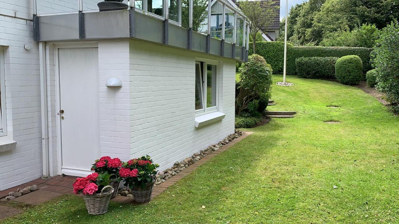 Ferienwohnung In Weisser Villa Am Kliff Flensburg Exteriér fotografie