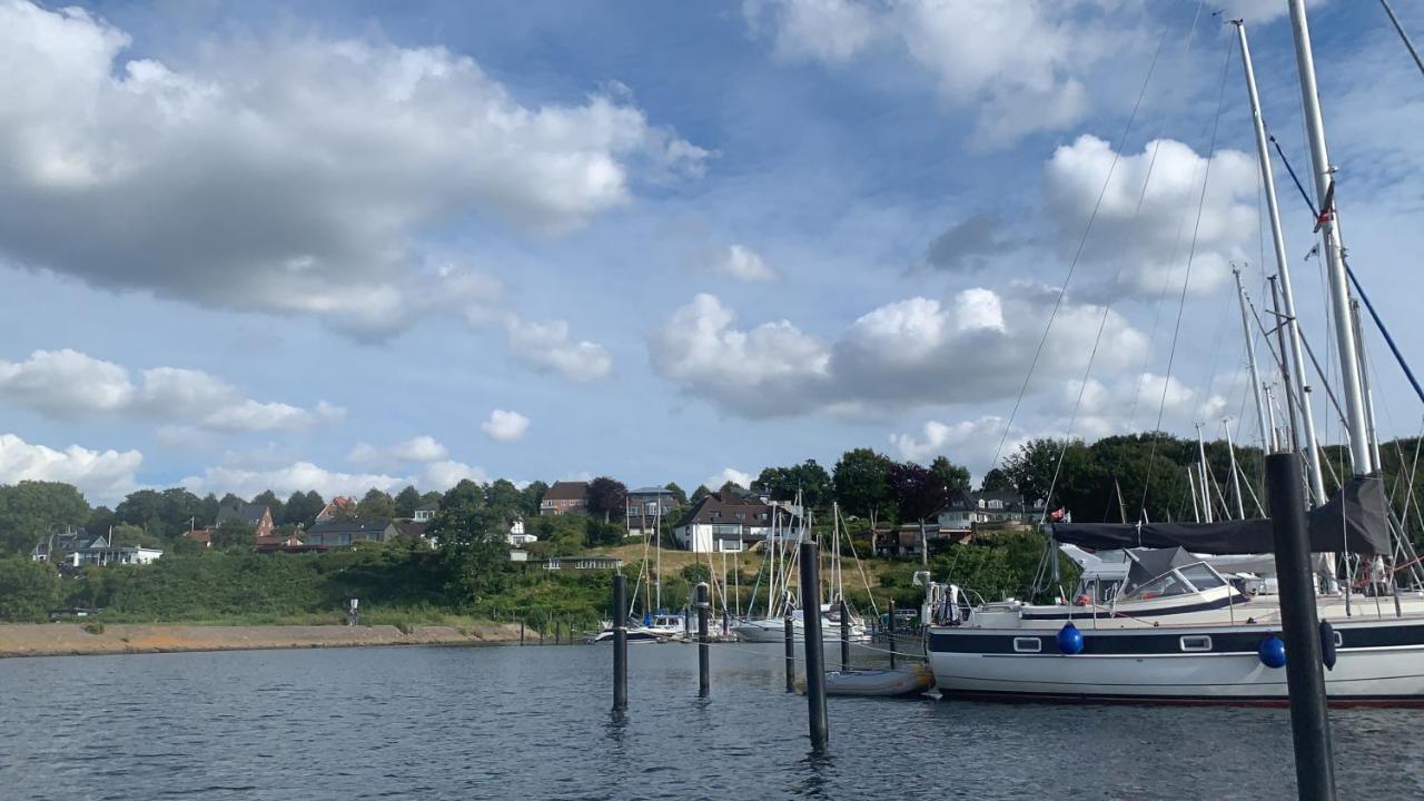 Ferienwohnung In Weisser Villa Am Kliff Flensburg Exteriér fotografie